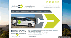 Desktop Screenshot of airlinktransfers.com.au